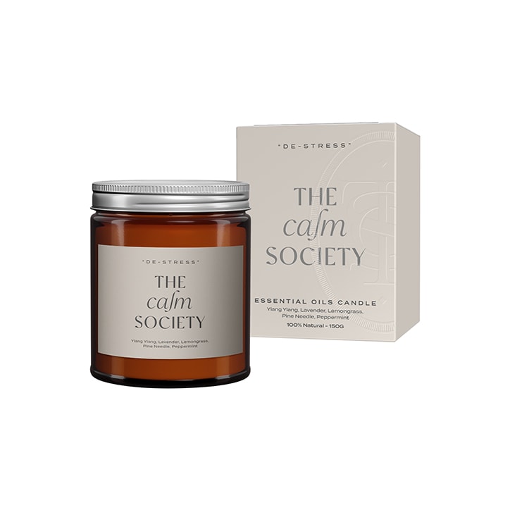 The Calm Society Destress Candle 150g Home Fragrance Holland&Barrett   