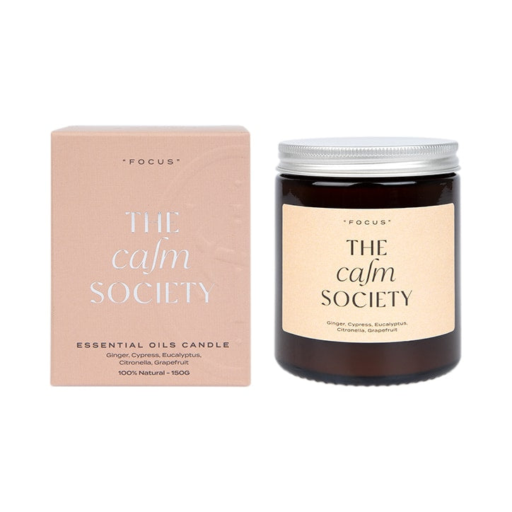 The Calm Society Focus Candle 150g Home Fragrance Holland&Barrett   