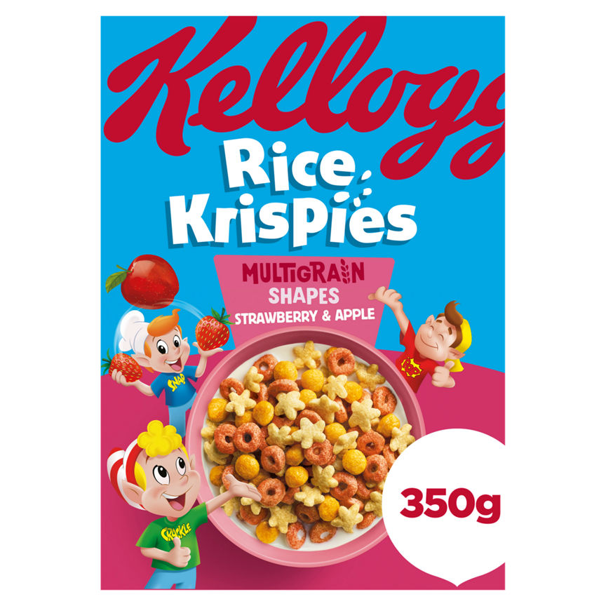 Kellogg's Rice Krispies Multigrain Shapes Kids Strawberry & Apple GOODS ASDA   