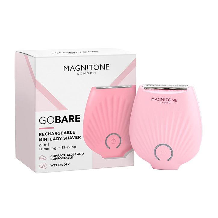 Magnitone Go Bare Mini Rechargeable Lady Shaver - Pink