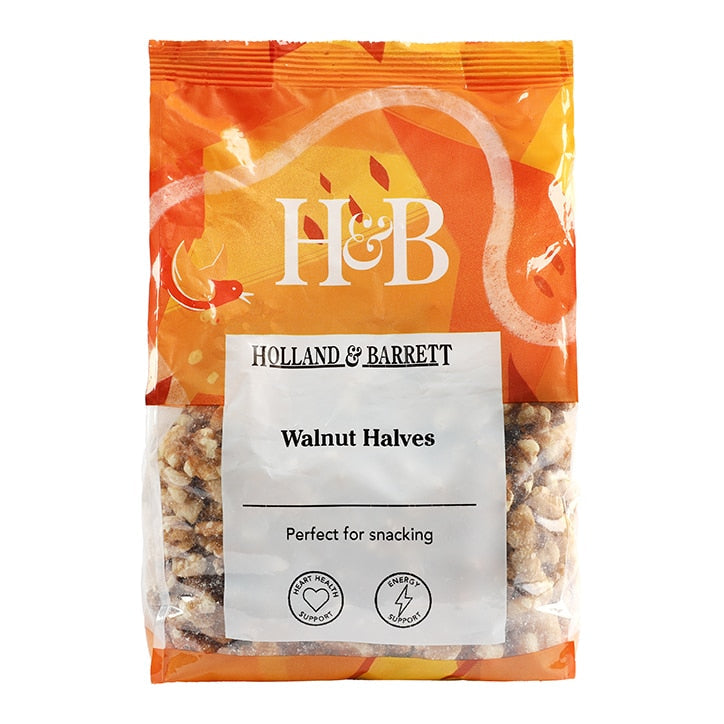 Holland & Barrett Walnut Halves 500g Walnuts Holland&Barrett   