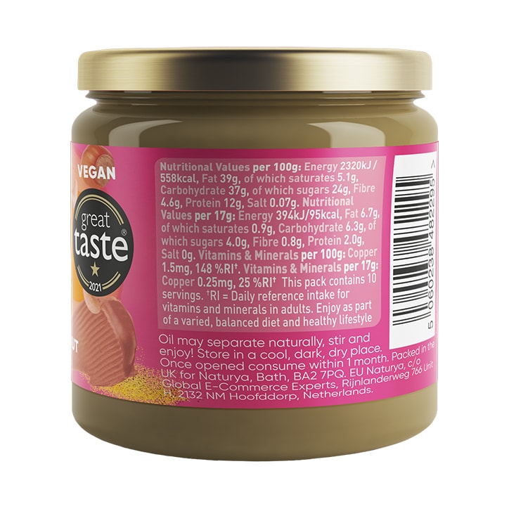 Naturya Cashew & Hazelnut Smooth Spread 170g