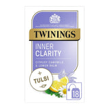 Twinings Adaptogens Inner Clarity with Lemon, Chamomile & Tulsi 18 Tea Bags Teas Holland&Barrett   