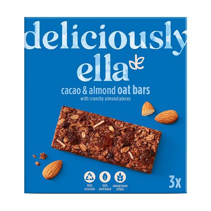 Deliciously Ella Cacao & Almond Oat Bar Multipack 3 x 50g GOODS Holland&Barrett   