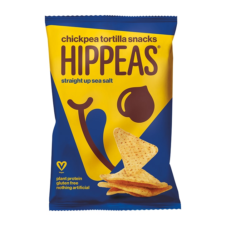 Hippeas Straight Up Sea Salt Chickpea Tortillas 40g GOODS Holland&Barrett   