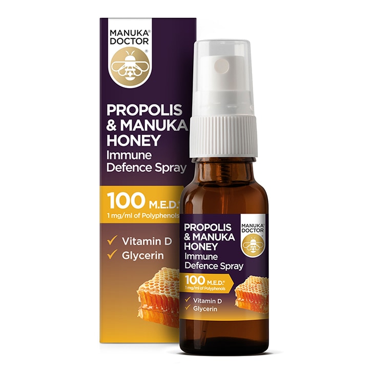 Manuka Doctor Immune Defence Spray 100 M.E.D 20ml GOODS Holland&Barrett   