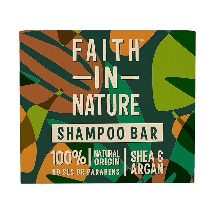 Faith in Nature Shea & Argan Shampoo Bar 85g GOODS Holland&Barrett   