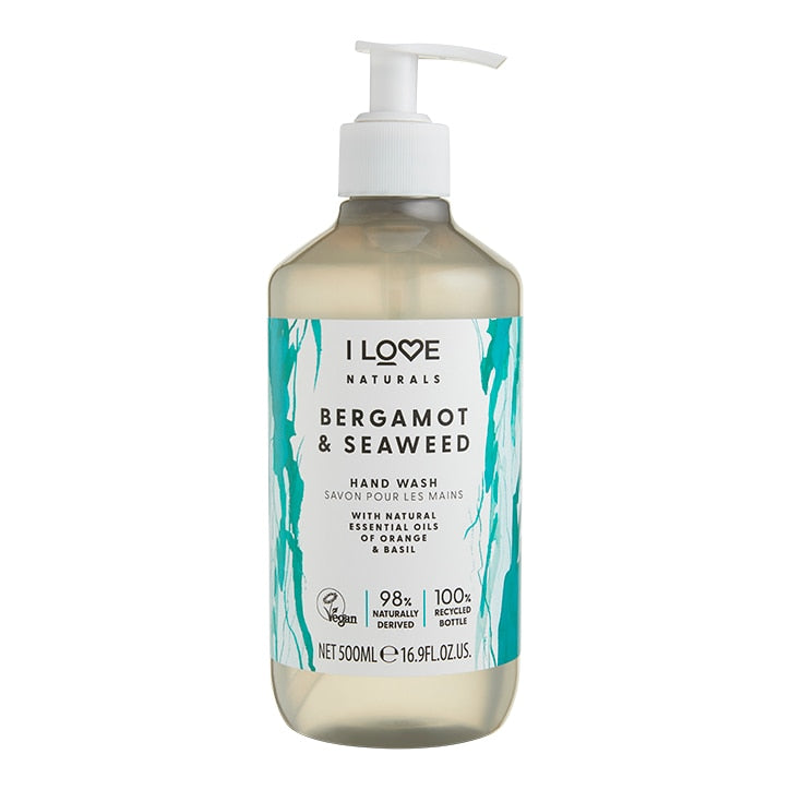 I Love Naturals Bergamot & Seaweed Hand Wash 500ml