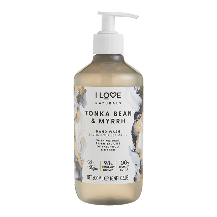 I Love Naturals Hand Wash Tonka Bean & Myrrh 500ml GOODS Holland&Barrett   