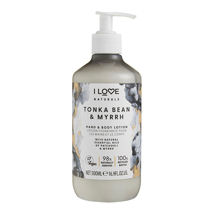 I Love Naturals Tonka Bean & Myrrh Hand & Body Lotion 500ml GOODS Holland&Barrett   