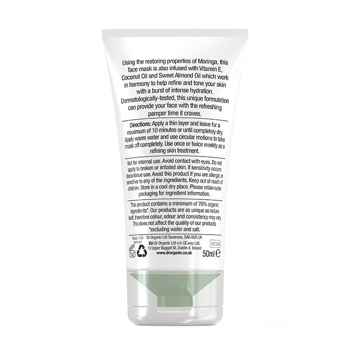 Dr Organic Moringa Face Mask 50ml GOODS Holland&Barrett   