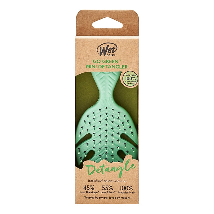 WetBrush Go Green Mini Detangler - Green GOODS Holland&Barrett   