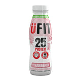 UFIT 25g High Protein Shake Drink Strawberry 330ml Protein Drinks Holland&Barrett   