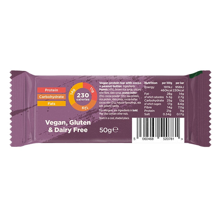 TRIBE Plant Bar Choc Peanut 50g