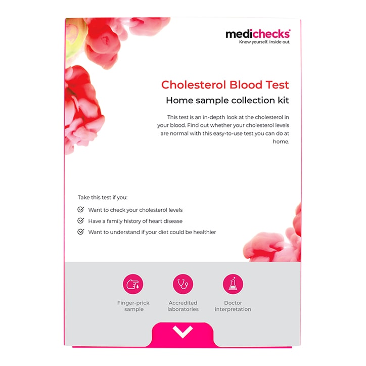 Medichecks Cholesterol Blood Test Diagnostic Kits Holland&Barrett   