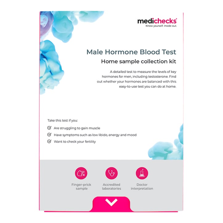 Medichecks Male Hormone Blood Test Diagnostic Kits Holland&Barrett   