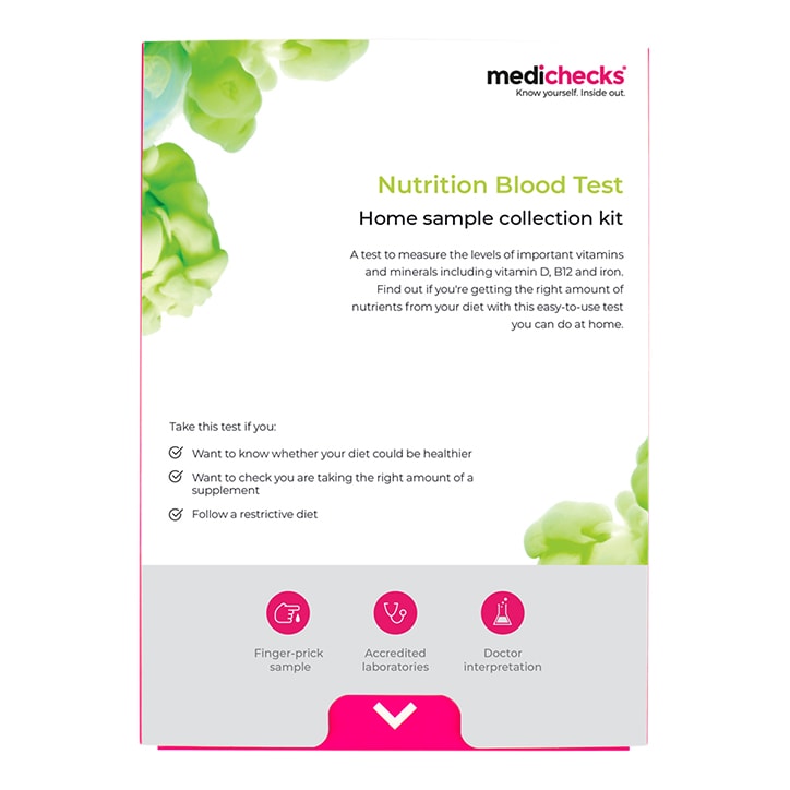 Medichecks Nutrition Blood Test GOODS Holland&Barrett   