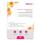 Medichecks Ovulation Progesterone Blood Test GOODS Holland&Barrett   