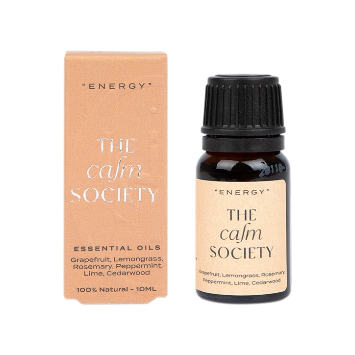 The Calm Society Energy Essential Oil 10ml Pure Essential Oils Holland&Barrett   