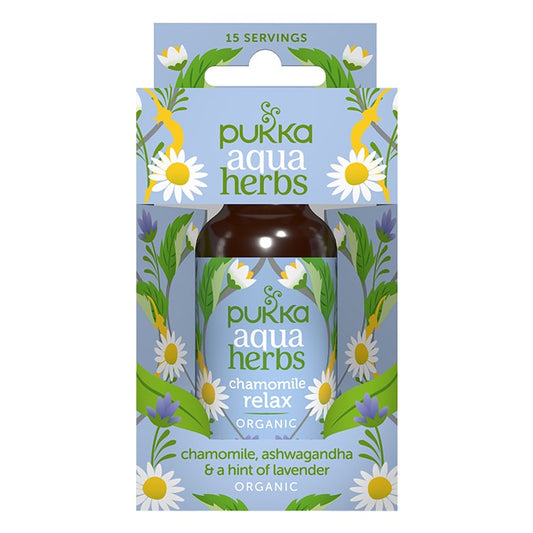 Pukka Chamomile Relax Aqua Herbs Organic 30ml Drinks Holland&Barrett   