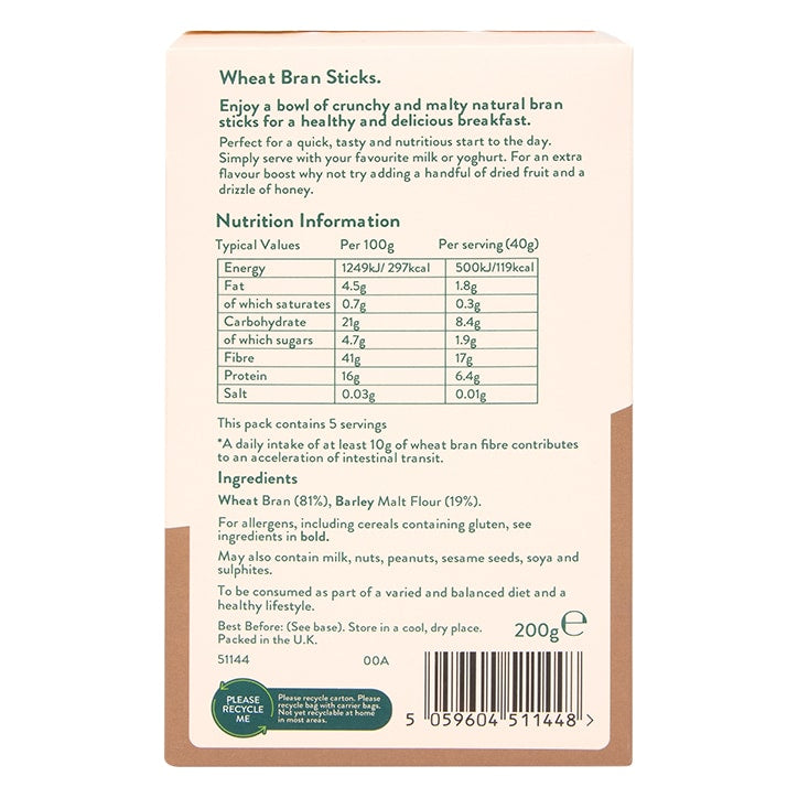 Holland & Barrett Bran Sticks 200g GOODS Holland&Barrett   