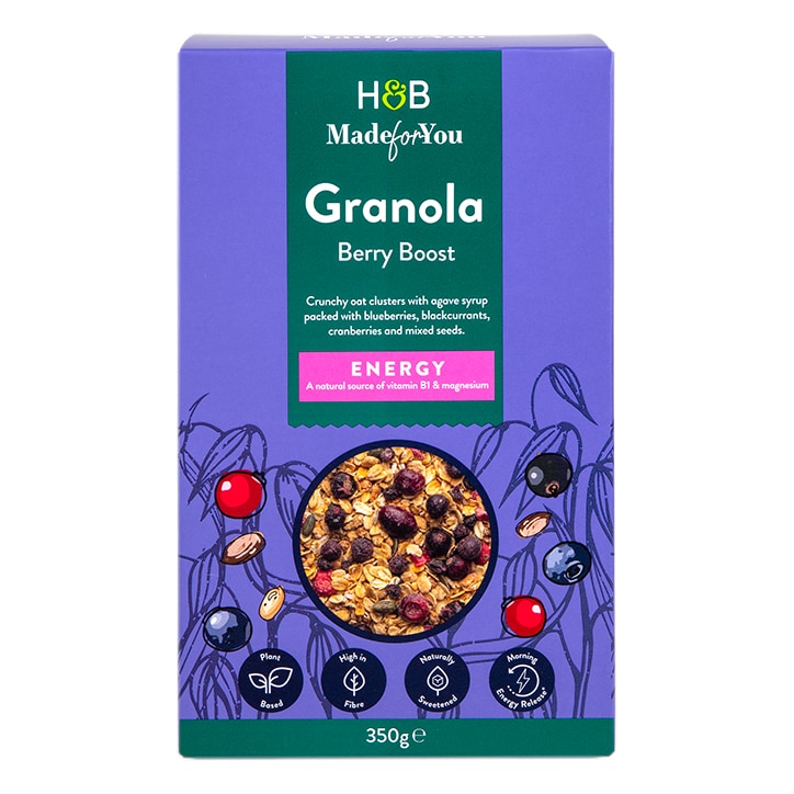 Holland & Barrett Made for You Berry Boost Energy Granola 350g