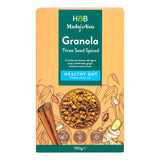 Holland & Barrett Made for You Three Seed Spiced Healthy Gut Granola 350g GOODS Holland&Barrett   