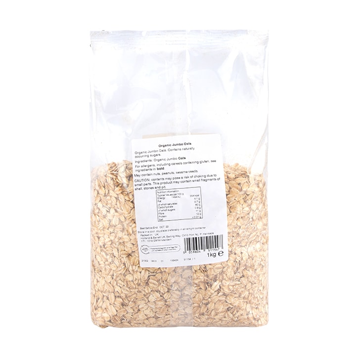 Holland & Barrett Organic Jumbo Oats 1kg GOODS Holland&Barrett   