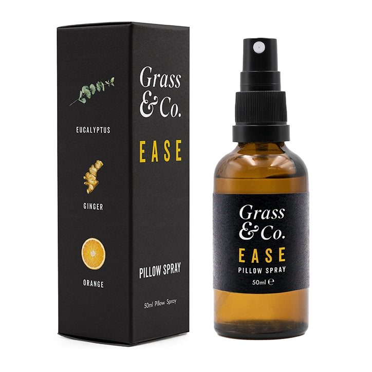 Grass & Co EASE Pillow Spray with Eucalyptus, Ginger & Orange 50ml