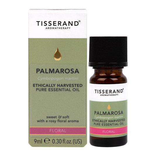 Tisserand Palmarosa Ethically Harvested Pure Essential Oil 9ml Pure Essential Oils Holland&Barrett   