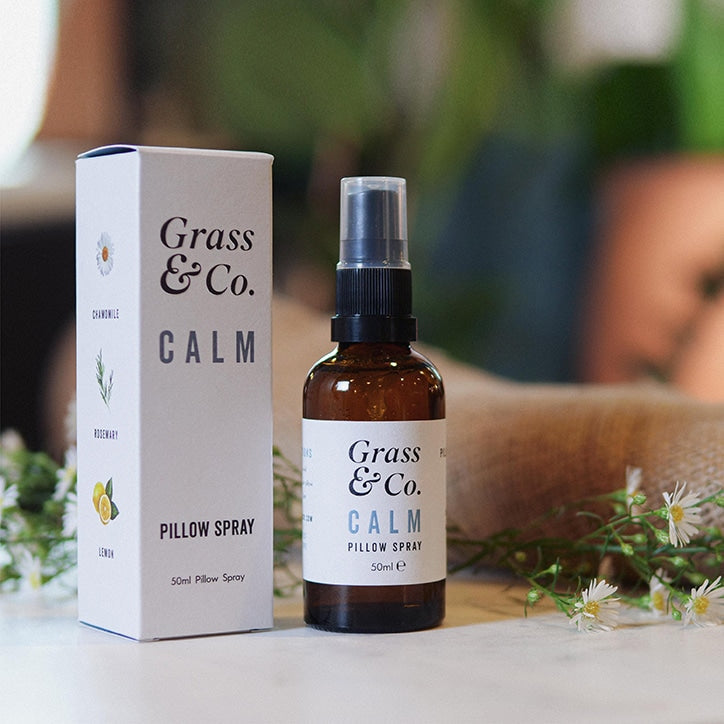 Grass & Co CALM Pillow Spray with Chamomile, Rosemary & Lemon 50ml GOODS Holland&Barrett   