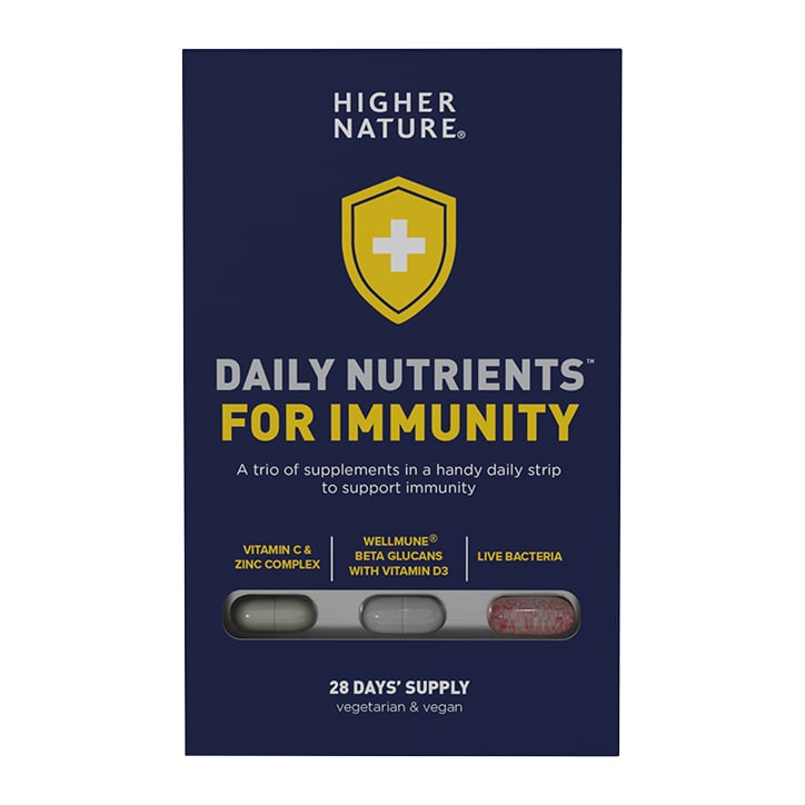 Higher Nature Daily Nutrients for Immunity 84 Capsules GOODS Holland&Barrett   