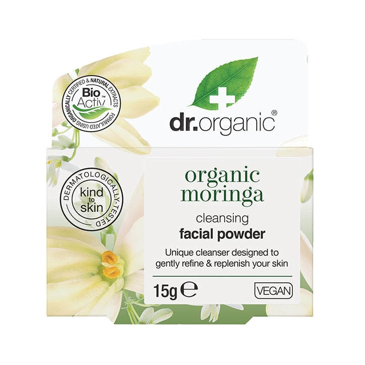 Dr Organic Moringa Facial Cleansing Powder 15g GOODS Holland&Barrett   