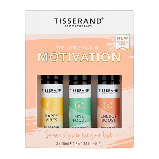 Tisserand The Little Box Of Motivation 3x10ml Roller Balls Holland&Barrett   