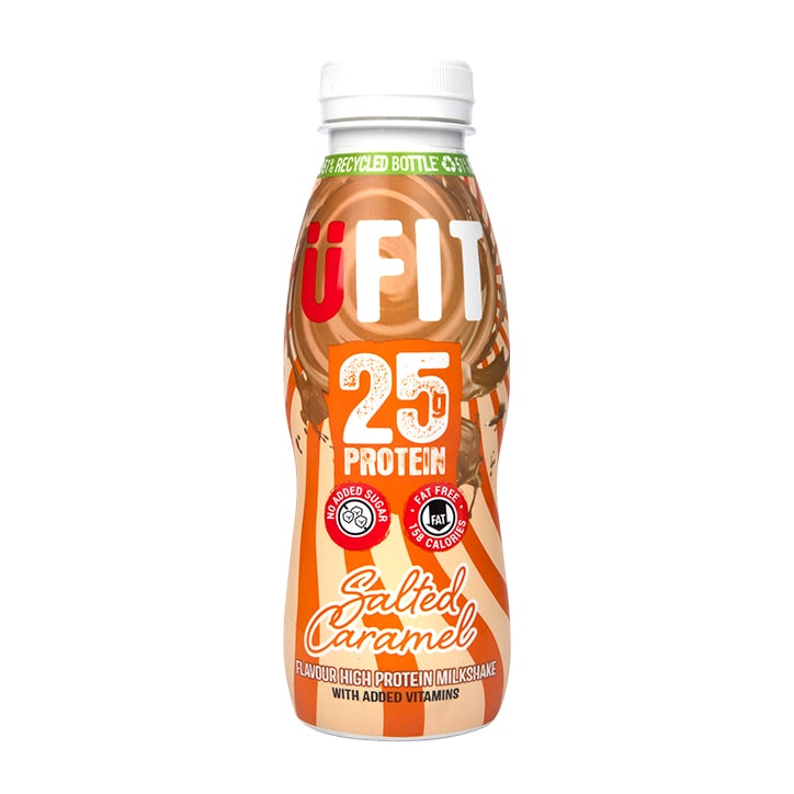 UFIT 25g High Protein Drink Salted Caramel 330ml GOODS Holland&Barrett   