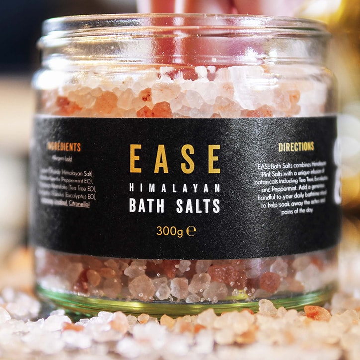 Grass & Co. EASE Himalayan Bath Salts with Tea Tree, Eucalyptus and Peppermint 300g GOODS Holland&Barrett   