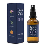 Grass & Co. REST Pillow Spray with Geranium, Rosemary & Frankincense 60ml GOODS Holland&Barrett   