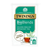 Twinings Bioblends Golden English Breakfast Tea 18 Tea Bags Teas Holland&Barrett   