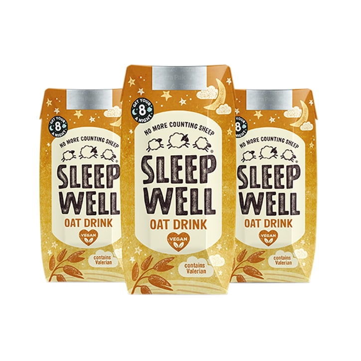 Sleep Well Oat Drink 3 x 200ml Oat, Rice & Hemp Drinks Holland&Barrett   