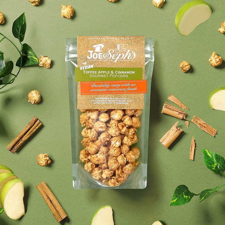 Joe & Seph's Vegan Toffee Apple & Cinnamon Popcorn 80g