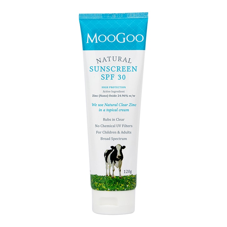 MooGoo Natural Sunscreen SPF 30 120g Sun Lotion SPF Holland&Barrett   