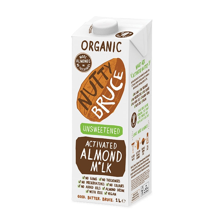 Nutty Bruce Activated Unsweetened Almond M*lk 1L