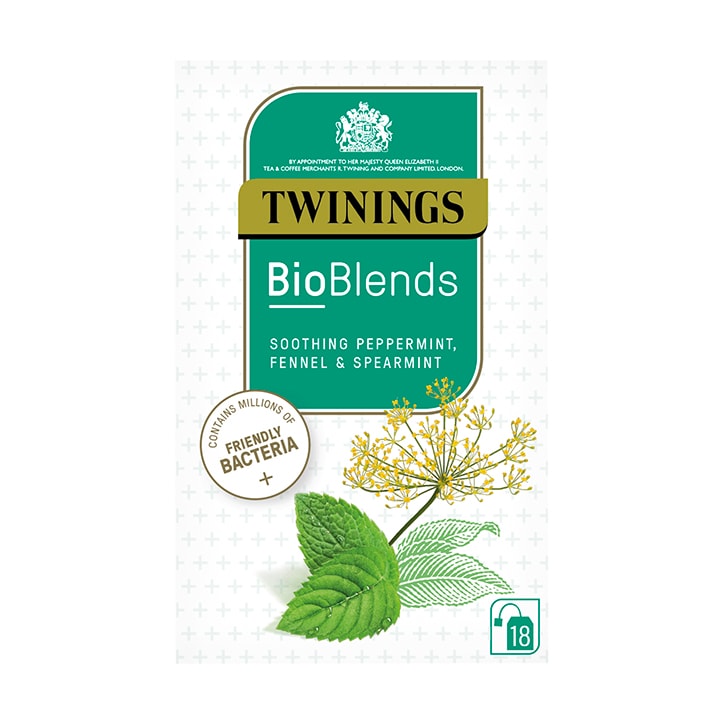 Twinings Bioblends Peppermint, Fennel & Spearmint 18 Tea Bags GOODS Holland&Barrett   