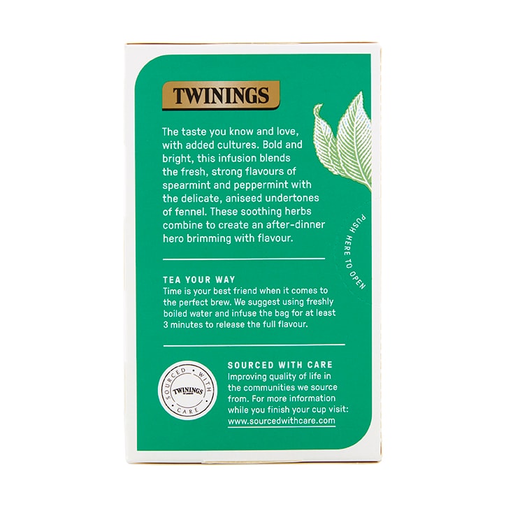 Twinings Bioblends Peppermint, Fennel & Spearmint 18 Tea Bags GOODS Holland&Barrett   