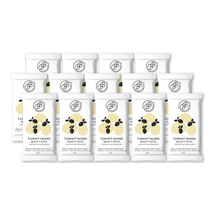 Krumbled Foods Beauty Bites Lemon Coconut Flavour 14 x 32g