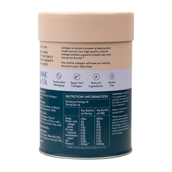 Dose & Co Marine Collagen Peptides 200g