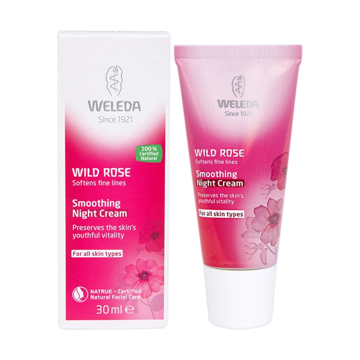 Weleda Wild Rose Smoothing Night Cream 30ml GOODS Holland&Barrett   