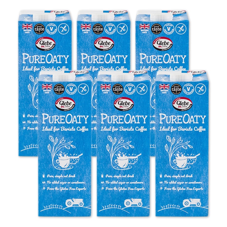 Glebe Farm PureOaty Barista Style Oat Drink 6 x 1L