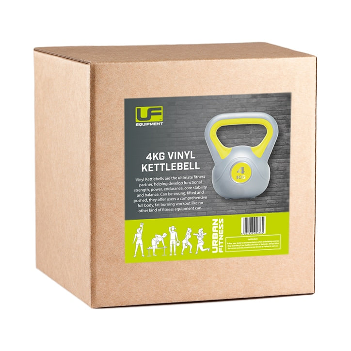 Urban Fitness Vinyl Kettlebell 4KG