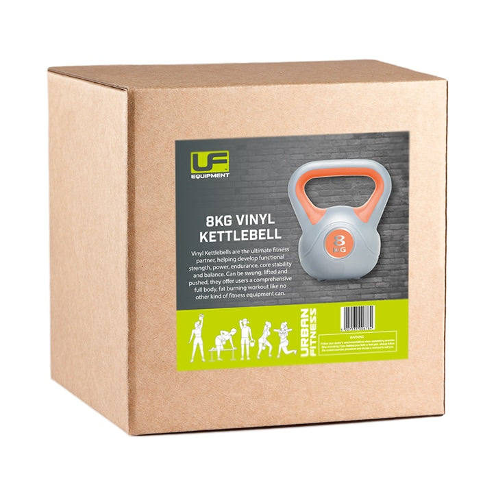 Urban Fitness Vinyl Kettlebell 8KG